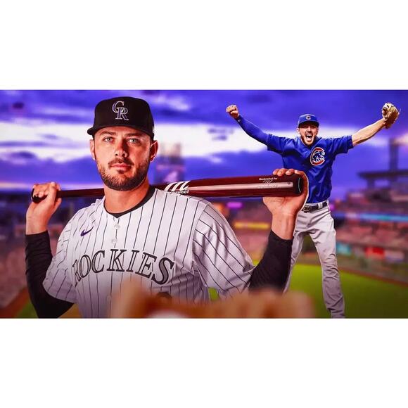 Kris Bryant Chicago Cubs Rockies Signed OMLB Baseball Sweet Spot NL MVP WS Champ - Picture 7 of 11